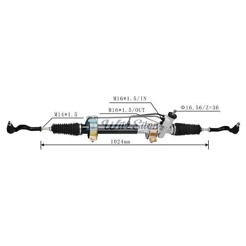 0K70A-32-110 LHD Hydraulic Power Steering Rack for KIA Besta 1992-1997