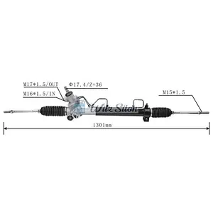 44250-33023 44250-33290 44250-33150 44250-32030 LHD Hydraulic Power Steering Rack For Toyota TOYOTA CAMRY Liftback 1983-1988