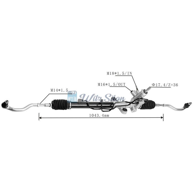53601-SNB-T02 RHD Hydraulic Power Steering Rack For HONDA Civic 2002-2005