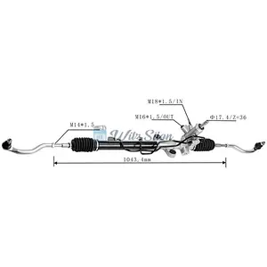 53601-SNB-T02 RHD Hydraulic Power Steering Rack For HONDA Civic 2002-2005