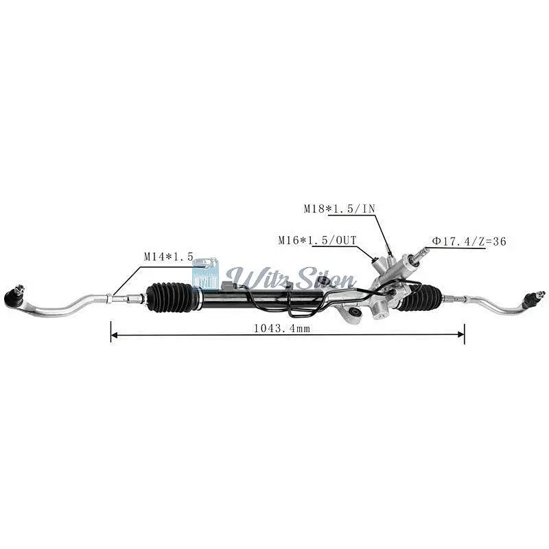53601-SNB-T02 RHD Hydraulic Power Steering Rack For HONDA Civic 2002-2005