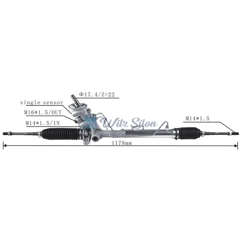 Hydraulic Power Steering Rack 6Q1 423 061M 6Q1423061M for VW POLO (9N_) 2001-2012