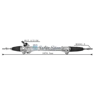 45510-28180LHD Hydraulic Power Steering Rack For Toyota TOYOTA PREVIA TARAGO ACR50 GSR50 2006-
