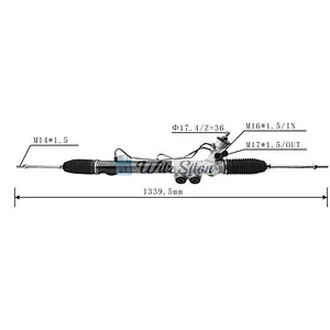 8-97946132-0 LHD Hydraulic Power Steering Rack For Isuzu D-MAX II (TFR TFS) 2012-