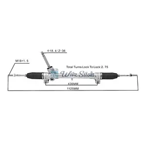 For Toyota C-HR auto steering gear box power steering rack 48500-54J50