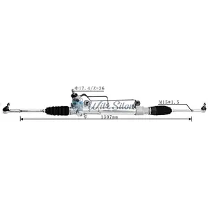 44250-0K800 44250-0k600 LHD Hydraulic Power Steering Rack For Toyota HILUX REVO VIII Pickup (_N1_) HILUX VIII Pickup 2020-