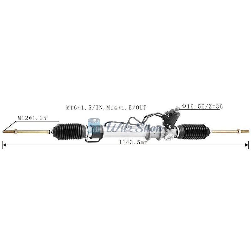MB489405 RHD Hydraulic Power Steering Rack for Proton Saga 1988-1991