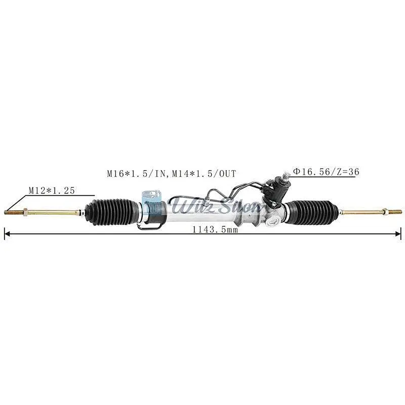 MB489405 RHD Hydraulic Power Steering Rack for Proton Saga 1988-1991
