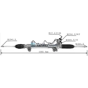 Steering Rack for Toyota HILUX VIGO 4WD 44200-0K040 442000K040 44250-0k040 442500k040 Left Hand Drive