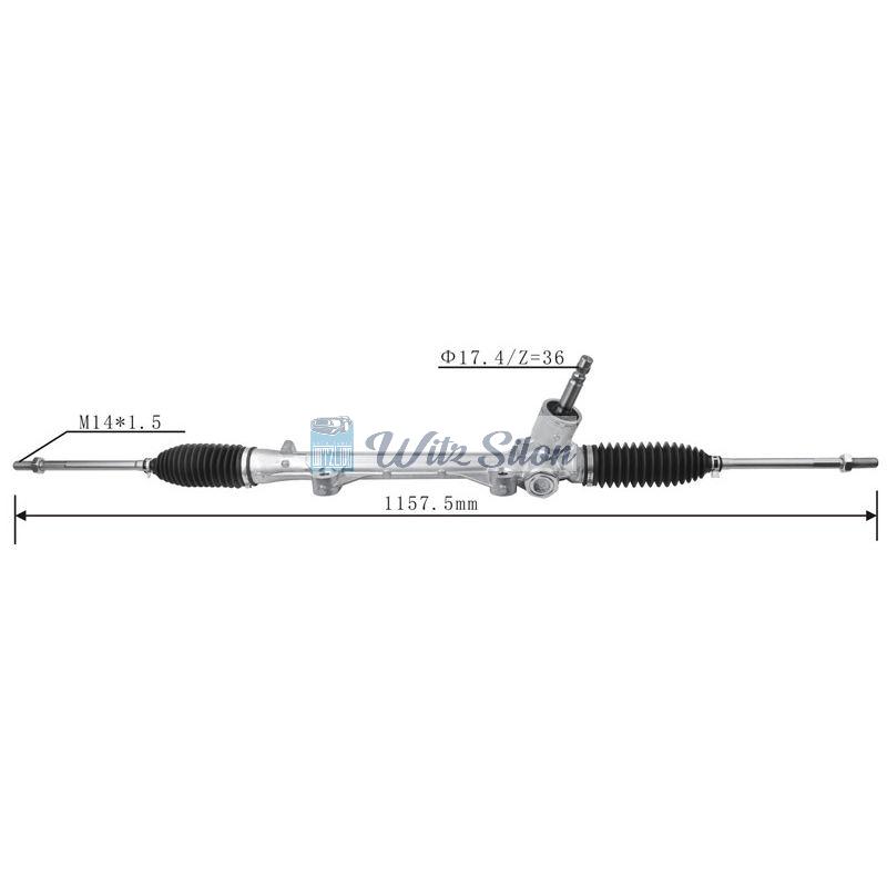 45502-BZ040 RHD Hydraulic Power Steering Rack For Toyota CALYA (B401_) 2016-