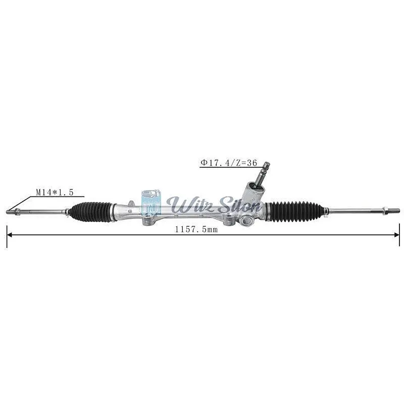 45502-BZ040 RHD Hydraulic Power Steering Rack For Toyota CALYA (B401_) 2016-
