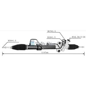 Wholesale LHD Power Steering Rack & Pinion Assembly for MITSUBISHI Triton OEM MR 333501