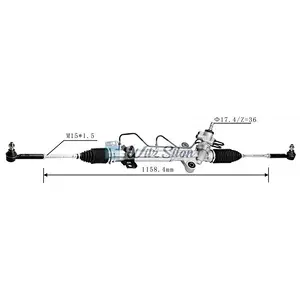 44200-26470 RHD Hydraulic Power Steering Rack For Toyota HIACE V Box (TRH2_ KDH2_) 2004-