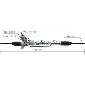 LHD Hydraulic Auto Power Steering Gear 561422055C for VW BEETLE (5C1 5C2) 2011-
