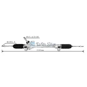 45510-0D490 45510-0D340 45510-0D430 LHD Hydraulic Power Steering Rack For Toyota VIOS YARIS 2007-2016