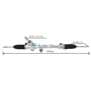 53400-T7A-H02 53400-T7W-A02 LHD Hydraulic Power Steering Rack For HONDA VEZEL 2013-