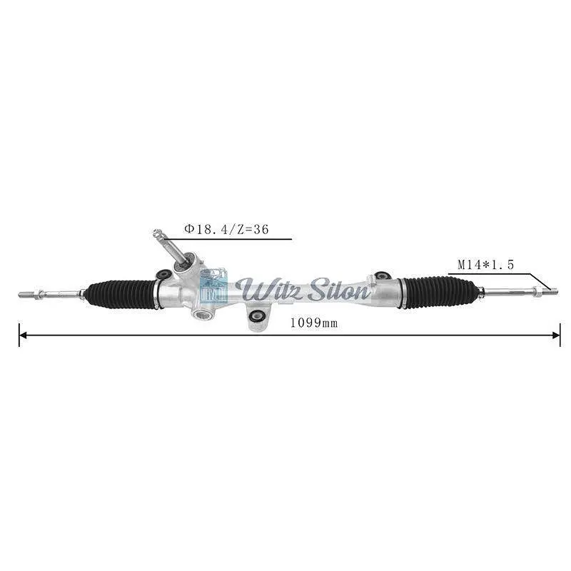 53400-T7A-H02 53400-T7W-A02 LHD Hydraulic Power Steering Rack For HONDA VEZEL 2013-