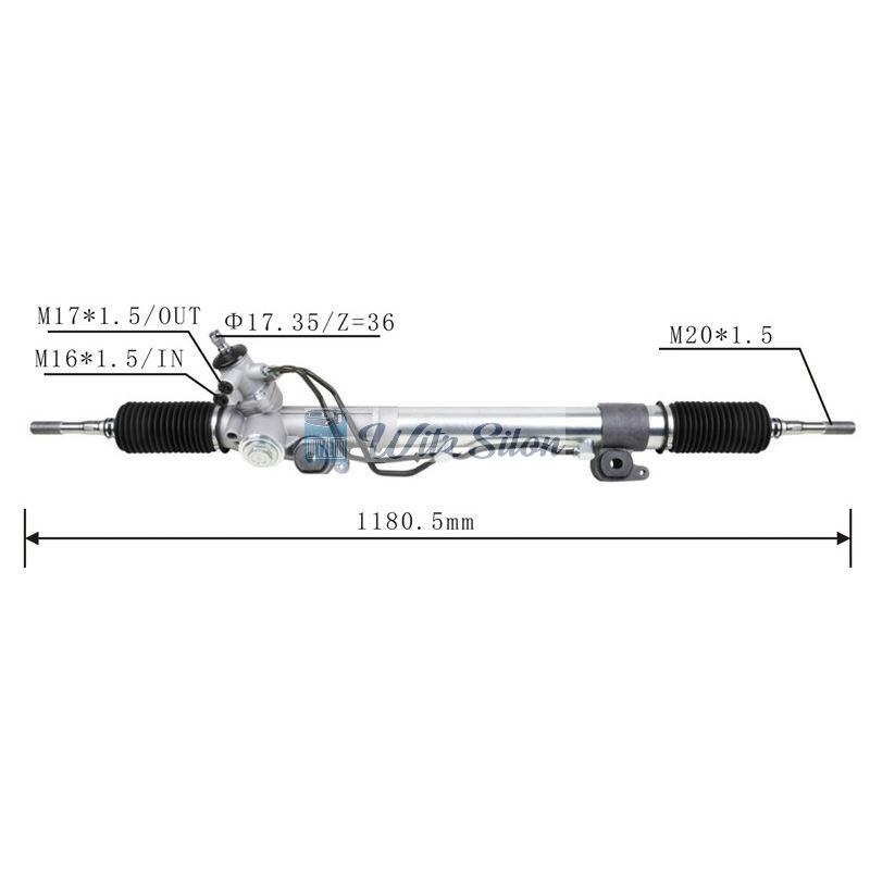 44200-60090 RHD Hydraulic Power Steering Rack For Toyota Land Cruiser 2003-2007