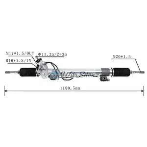 44200-60090 RHD Hydraulic Power Steering Rack For Toyota Land Cruiser 2003-2007