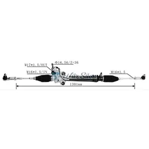 MR333503 LHD Hydraulic Power Steering Rack For MITSUBISHI L200 2005-