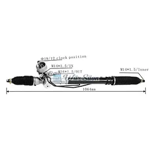 Auto Hydraulic Steering Gear 4B1422066A 4B1422066F 4B1422066J 4B0422066C for Audi A6 (4B2 C5) 1997-2005