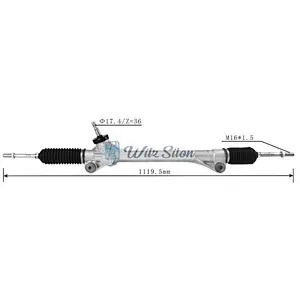 45510-0E020 LHD Hydraulic Power Steering Rack For Toyota TOYOTA HIGHLANDER  KLUGER (_U4_) 2007-