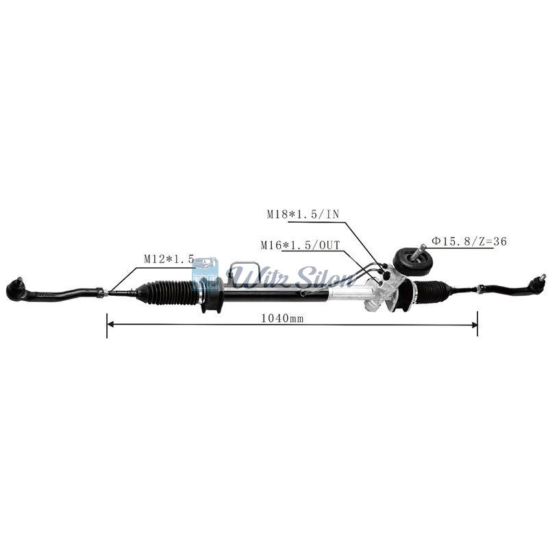 96425091 96535298 96535300 LHD Hydraulic Power Steering Rack for Chevrolet Aveo 2003-