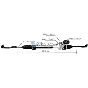 96425091 96535298 96535300 LHD Hydraulic Power Steering Rack for Chevrolet Aveo 2003-
