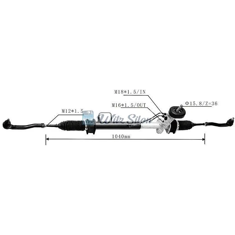 96425091 96535298 96535300 LHD Hydraulic Power Steering Rack for Chevrolet Aveo 2003-