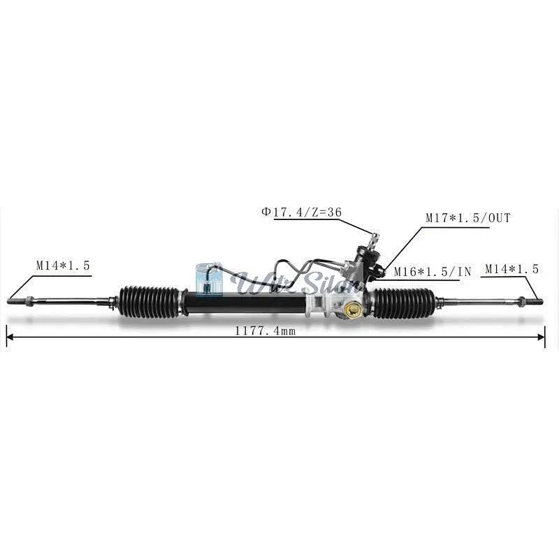 44250-12480 RHD Hydraulic Power Steering Rack For Toyota COROLLA 1990-1995