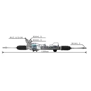S0H8-32-110A Power Steering Rack Steering Gear Steering Box For Mazda Bongo