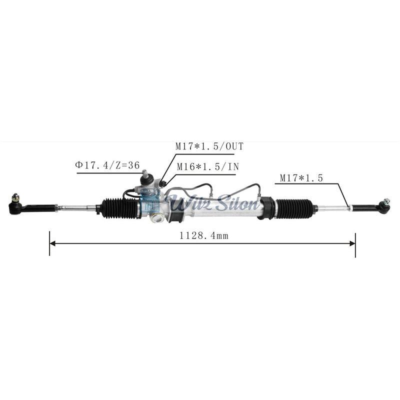 44250-26040 RHD Hydraulic Power Steering Rack For Toyota HIACE 1987-1989