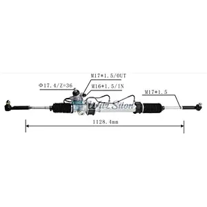 44250-26040 RHD Hydraulic Power Steering Rack For Toyota HIACE 1987-1989