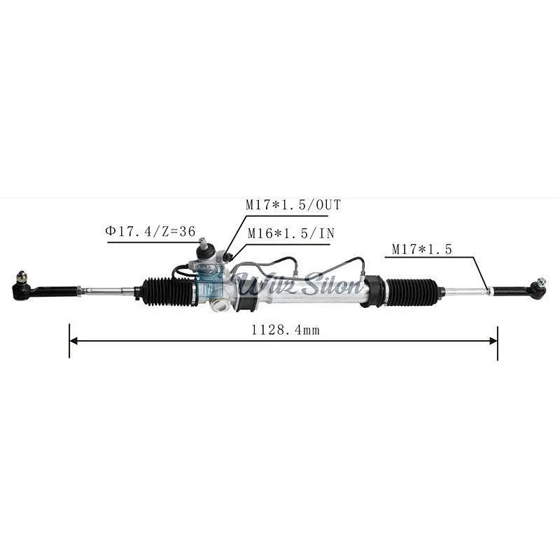 44250-26040 RHD Hydraulic Power Steering Rack For Toyota HIACE 1987-1989