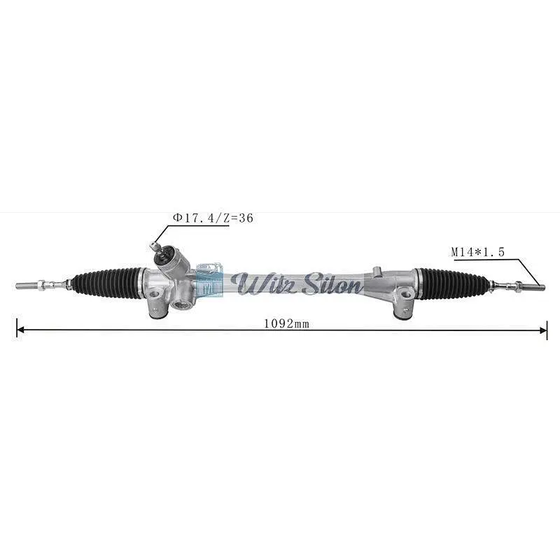 45510-76010 LHD Hydraulic Power Steering Rack For Toyota AVENSIS Estate (_T27_) 2009-