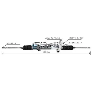 Steering Gear Power Steering Rack for HYUNDAI ELANTRA 2000-2006 57700-2D000