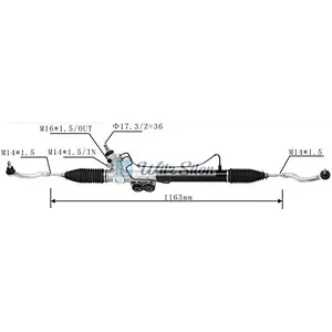 49200-AE020 49001-3X01A 49001-EB710 Power Steering Rack & Pinion Assembly for NISSAN NAVARA
