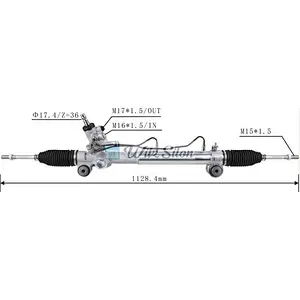 44250-33330 44200-33350 44250-33410 LHD Hydraulic Power Steering Rack For Toyota TOYOTA CAMRY Saloon (_V3_) 2001-2006