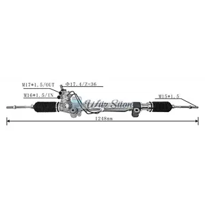 44200-35050 RHD Hydraulic Power Steering Rack For Toyota Land Cruiser Prado 2002-2009