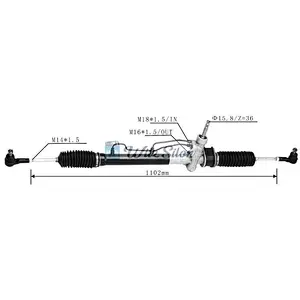 Hydraulic Power Steering Rack FOR Chevrolet Spark Dawoo Matiz OEM S113400010BB 96518944