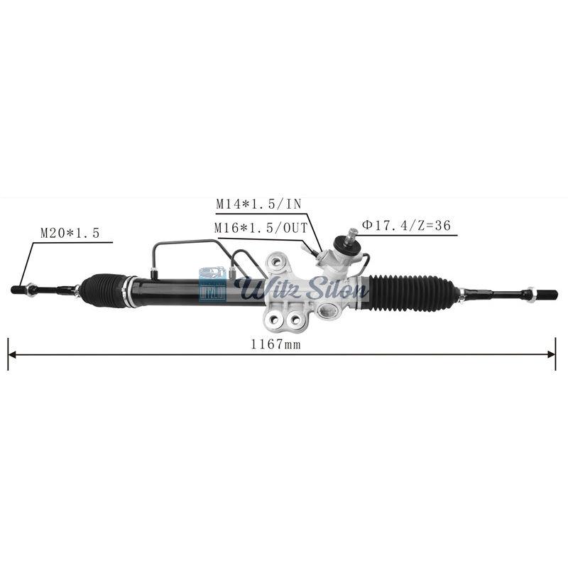49001-3XT0A LHD Hydraulic Power Steering Rack For NISSAN NV350 Box (E26) 2012-