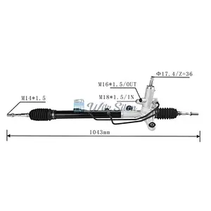 53601-SNA-A52 53601-SNA-A04 LHD Hydraulic Power Steering Rack For HONDA CIVIC FA1