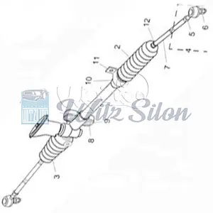 steering rack cost for TATAs INDICA 282046600108