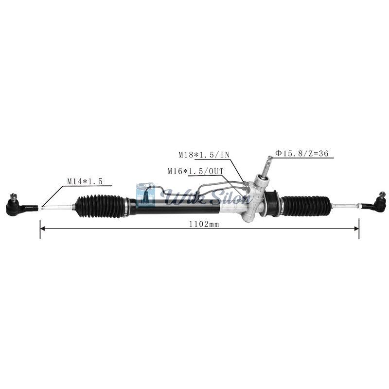 S113400010BB 96518943 96518944 LHD Hydraulic Power Steering Rack for Chevrolet Spark 2005-