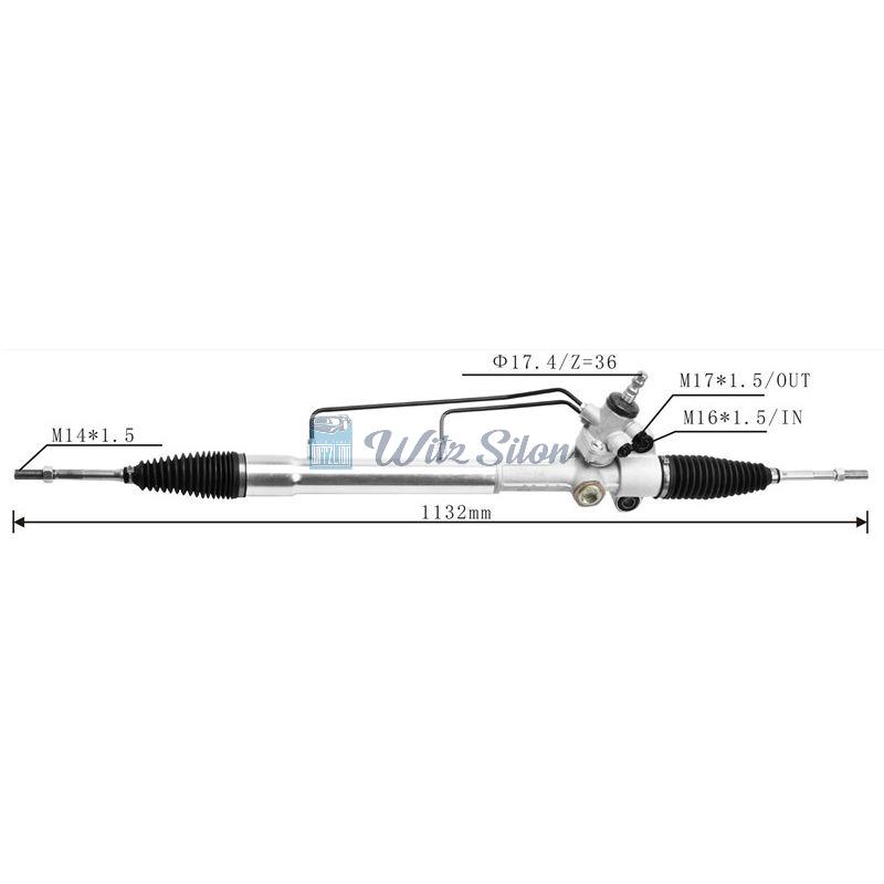 44250-BZ050 LHD Hydraulic Power Steering Rack For Toyota SEQUOIA (_K6_) 2007-