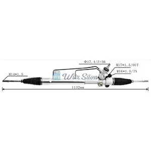44250-BZ050 LHD Hydraulic Power Steering Rack For Toyota SEQUOIA (_K6_) 2007-