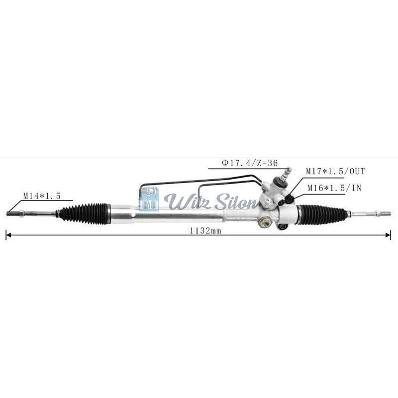 44250-BZ050 LHD Hydraulic Power Steering Rack For Toyota SEQUOIA (_K6_) 2007-