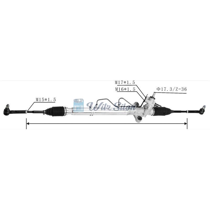 44200-26491 RHD Hydraulic Power Steering Rack For Toyota HIACE  COMMUTER V (TRH2_ KDH2_) 2004-