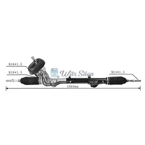 49001-6557R Power Steering Rack For Renault Duster 2.0L