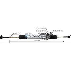 44250-26350 44250-26050 LHD Hydraulic Power Steering Rack For Toyota HIACE IV Bus (_H1_ _H2_) 1995-